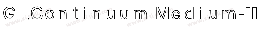 GLContinuum Medium字体转换